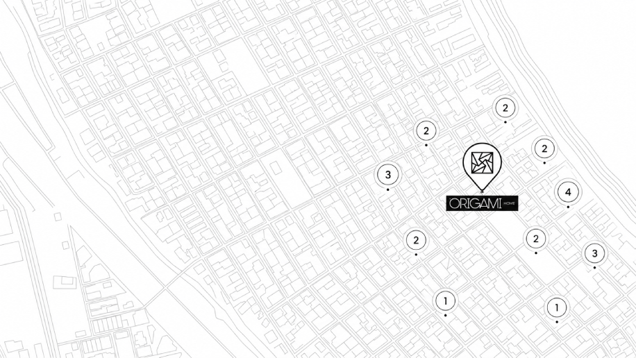 Mapa da localização do Origami Home em Manaíra
